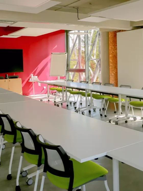 Salle de réunion de L'AGREEN LAB'O Village by CA